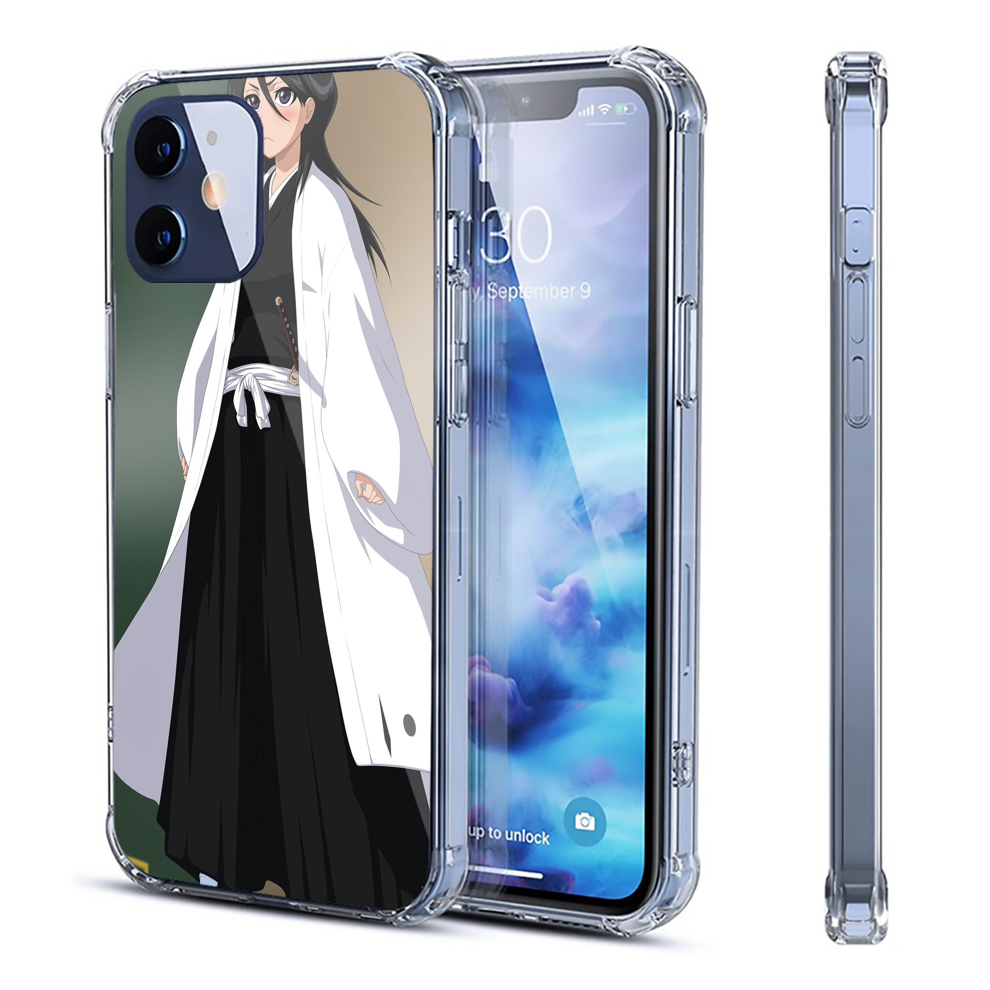 （画像用） ブリーチ BLEACH 【iPhone 12シリーズ対応】透明スマホケース（クリアソフトケース）